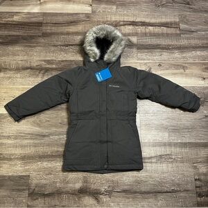 New with tags Columbia Gray Youth Parka Small size 7/8